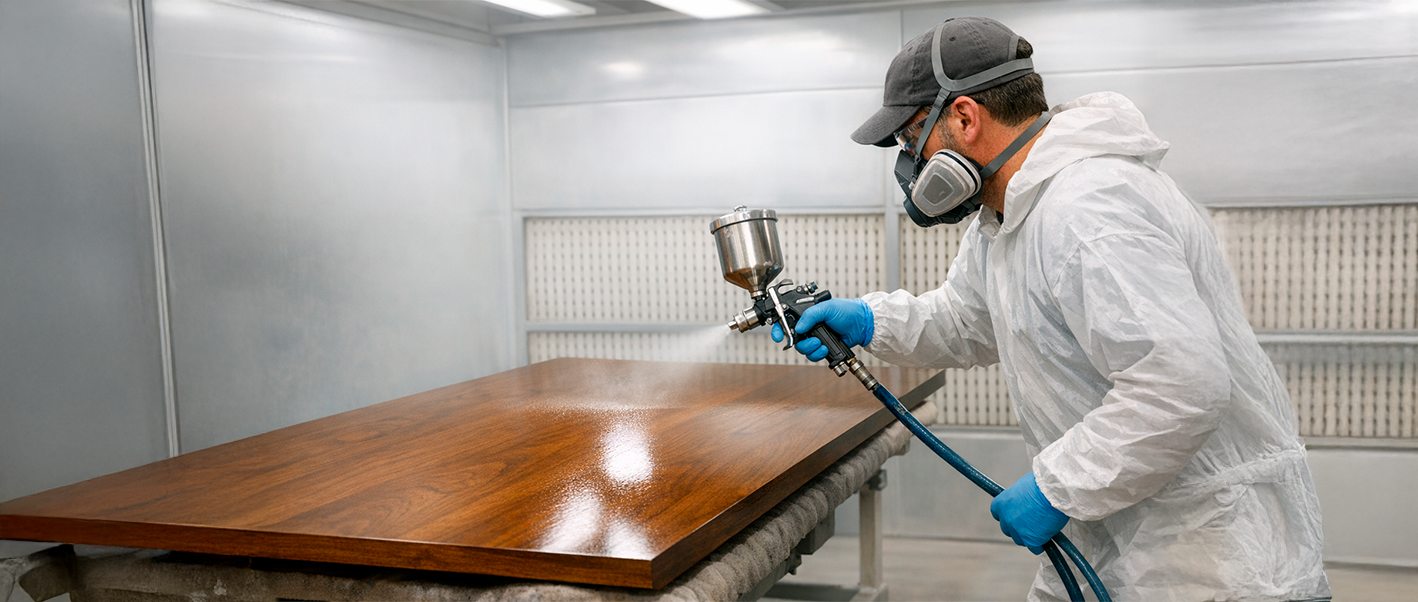 Uso de aire comprimido en labores de carpintería