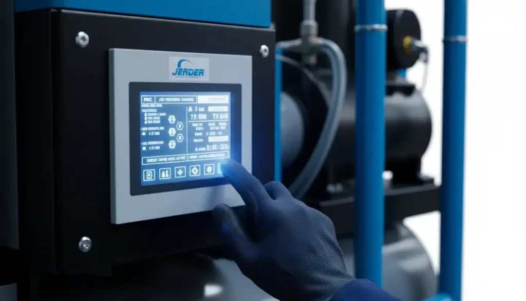 Comprobando si el compresor de aire está dañado