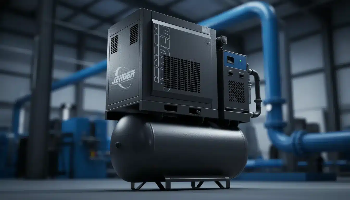 compresor de aire de jender|compresor de aire de tornillo de jender en una fábrica|Compresor de aire para industria