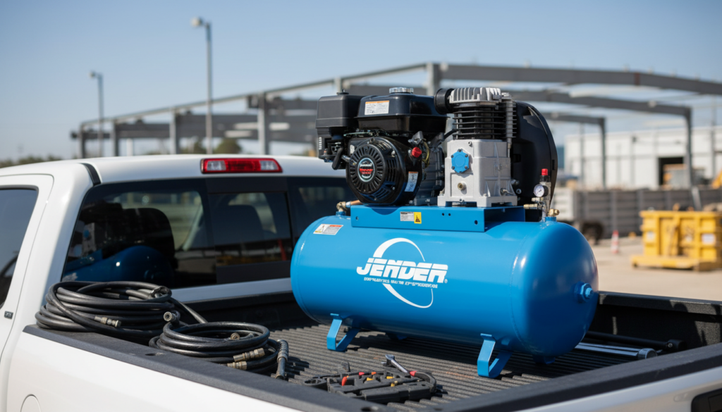 compressor de pistão transportável da jender